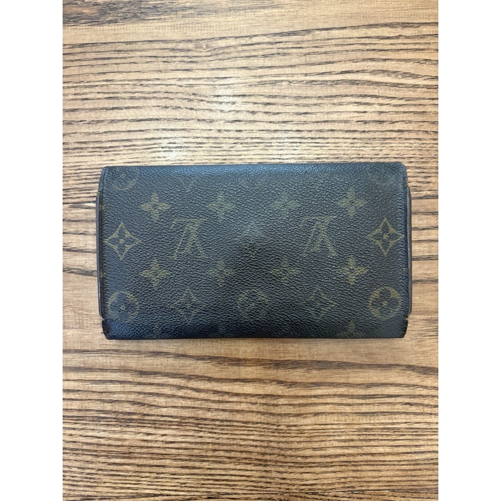 Vintage Louis Vuitton LV Monogram‎ Sarah Wallet Snap Closure Long Credit - Picture 2 of 10